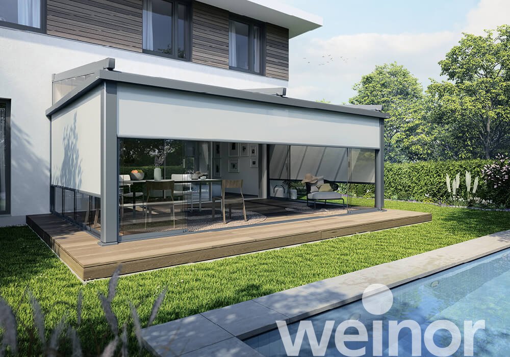 Pergola Markise weinor PergoTex II VertiPlus Modularität