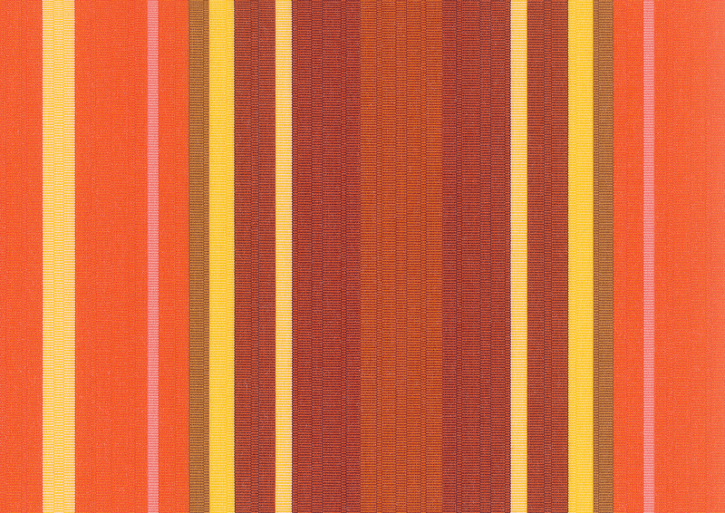 Markisentuch: cinnabar/yellow (Dessin-Nr.: A | 4-665), Kollektion: hi hello!, Ansicht: Auflicht