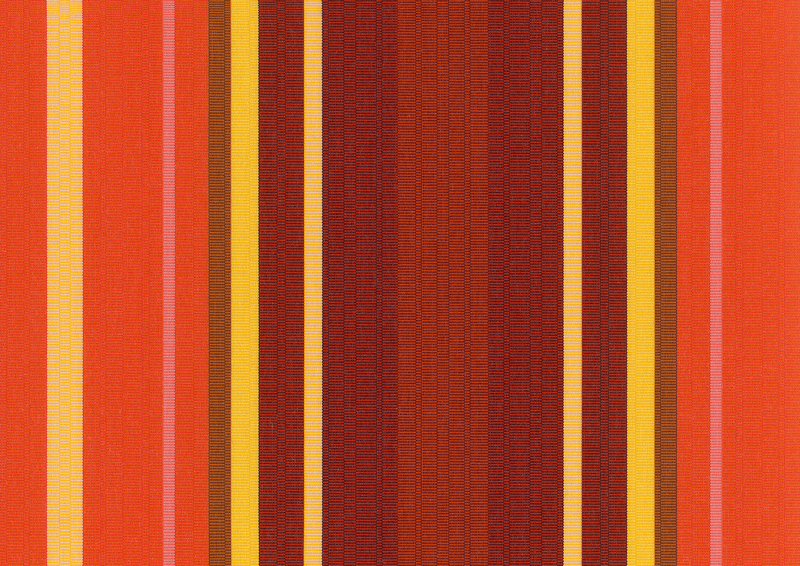 Markisentuch: cinnabar/yellow (Dessin-Nr.: A | 4-665), Kollektion: hi hello!, Ansicht: Durchlicht