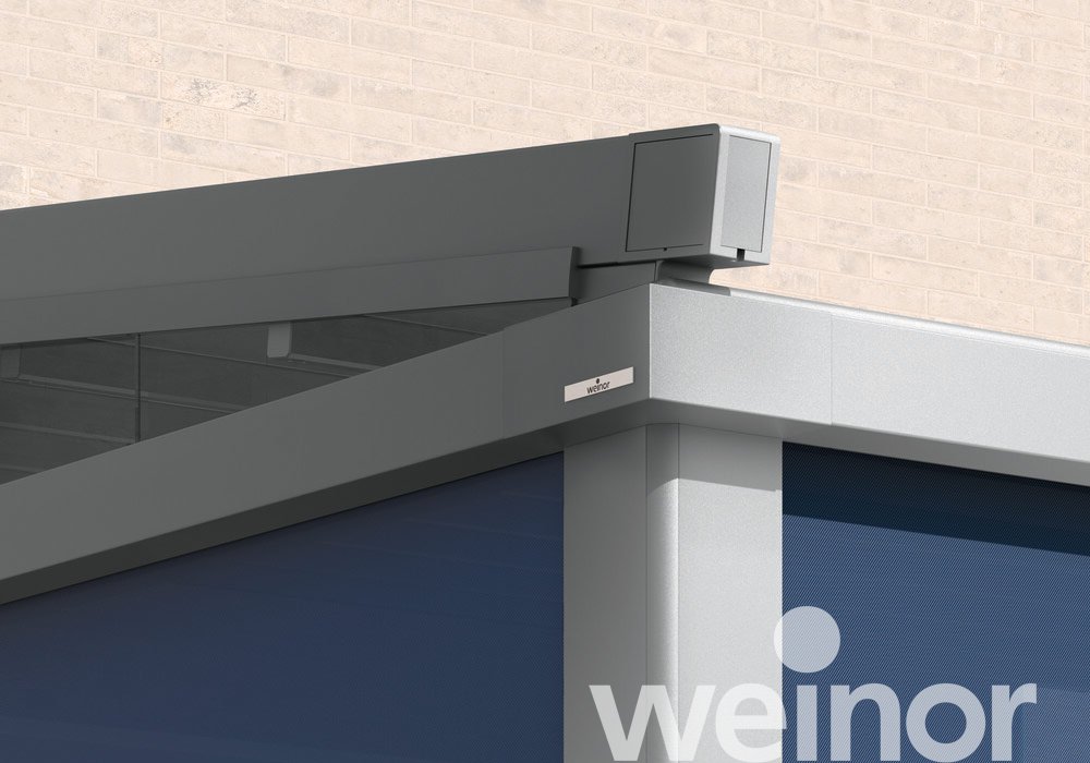 Pergola Markise weinor PergoTex II VertiPlus Modularität