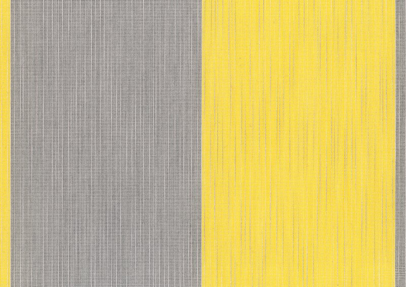 Markisentuch: buttercream/silver (Dessin-Nr.: A | 3-610), Kollektion: hi hello!, Ansicht: Durchlicht
