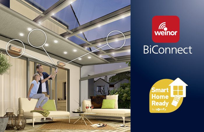Modernes Terrassensituation mit LED-Beleuchtung und Smart-Home-Elementen, dominierende Farben: Weiß und Grau. Modernes Terrassensituation mit LED-Beleuchtung und Smart-Home-Elementen, dominierende Farben: Weiß und Grau.